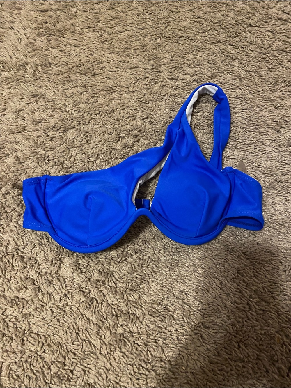 Blue swim top